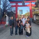 Friendly American family enjoyed Fukagawa Edo museum and temples