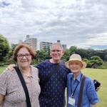 Dutch couple sightseeing in downtown Tokyo.