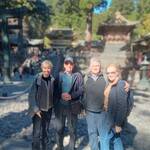 Elderly but active Australian couples enjoyed autumn Nikko temple and shrines.