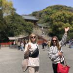 I guided two ladies from Moscow, Russia to Kamakura on 4/17, and to Tokyo on the following day, 4/18.