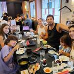 French family enjoyed Tsukiji and Kiyosumishirakawa
