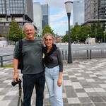 Active Australian couple enjoyed Imperial Palace and Ginza area.