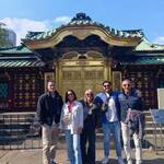 Nice French family and friends enjoyed their day in Tokyo