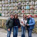 Active Italians enjoyed Tokyo's major tourist destinations.