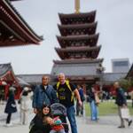 Kind Israelite family enjoyed east side of Tokyo.