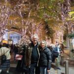 Active Australian couple enjoyed Asakusa, Ueno and Marunouchi illumination.