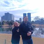 A lovely french couple enjoyed Tokyo tour