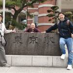 Brothers from Norway and Switzerland, smiling for photos in kimono